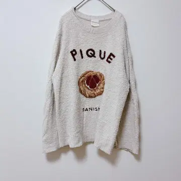 젤라또피케 [ ONE ] 베비모코 빵 풀오버 룸웨어 복슬복슬 원단