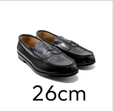 미사용 새상품 26 켄포드 블랙 페이즐리 로퍼