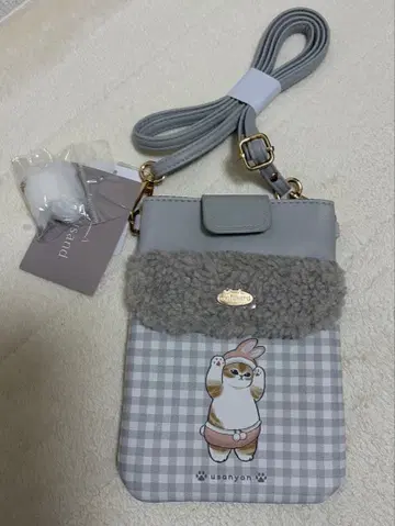 시마무라 모프 샌드 숄더백 그레이 토끼 mofusand 노