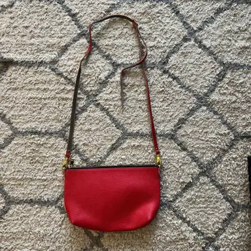 코모도스 가죽 백 빨간색 천연 가죽 comodoz