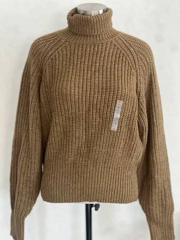 [택 포함 새상품] Uniqlo U 로우게이지 터틀넥 스웨터 XL