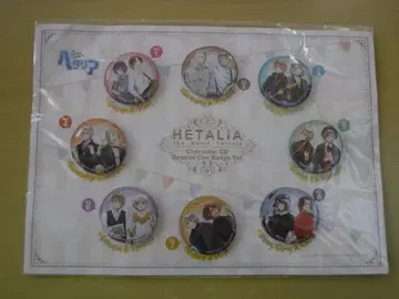 헤타리아 캐릭터 CD 특전 캔뱃지 8종 세트 추축 연합 북유럽