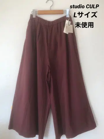 스튜디오 CLIP 와이드 팬츠 L 사이즈 미사용