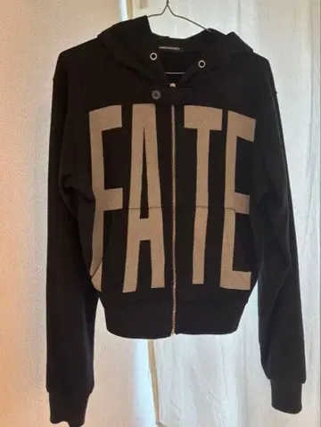 ABEUNDMOR FATE 로고 후드티 블랙