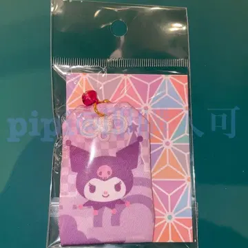 2 쿠로미 부적풍 스트랩 퓨로랜드 산리오 오마모리