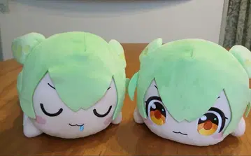 미사용 새상품 즌다몬 눕기 봉제 인형 그린 컬러 총 2개