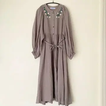 kapuwa 아리 자수 Sing 린넨 원피스