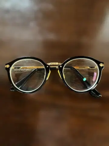 라운드 프레임 안경 블랙