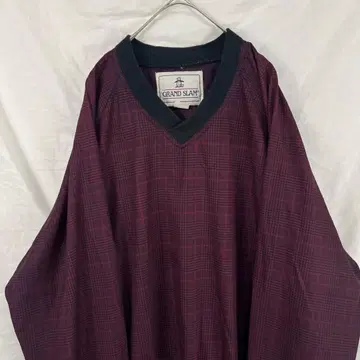 00s Y2K munsingwear 나일론 풀오버 올 패턴