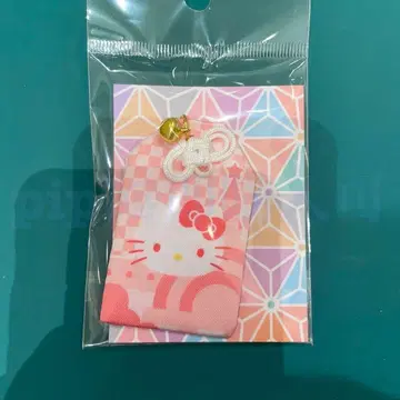 2 키티 부적풍 스트랩 퓨로랜드 산리오 오마모리