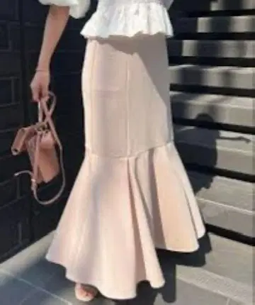 muguet 핑크 머메이드 스커트