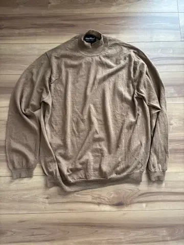 Eddie Bauer 브라운 모크넥 스웨터 XL