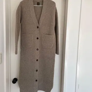 바토너 롱 니트 가디건 코트 빈티지