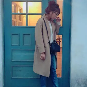 [ 곤도 치히로 씨 착용 ] IENA 이에나 턱 코트 노카라 체스터