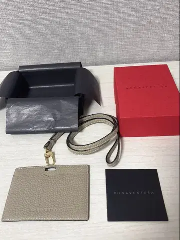 새상품 BONAVENTURA ID 카드 케이스 그레이지