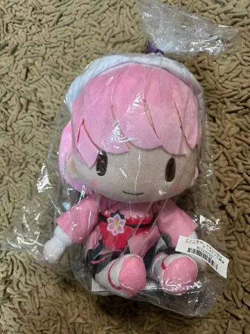 미개봉 새상품 마에바시 위치즈 후와푸치 M 봉제 인형 아카기 유이나