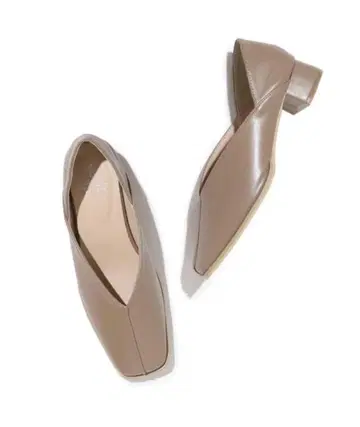 스퀘어토 센터 심 갑 깊은 바부쉬 펌프스 베이지 25.0