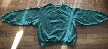 여성용 맨투맨 트레이닝복 마우지 MOUSSY 그린