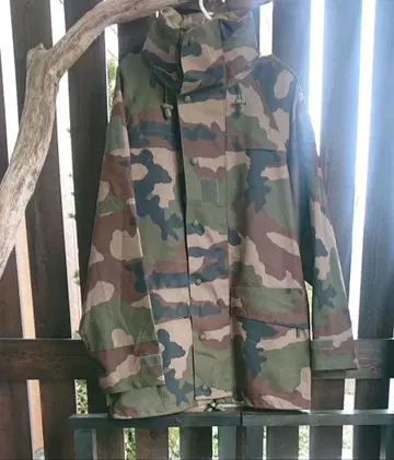 실물 Used 프랑스군 CCE 카모 워터프루프 필드 후드티