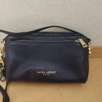 로라 애슐리 천연 가죽 숄더백