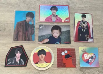 M!LK 소노 슌타 트레이딩 카드 스티커 8세트