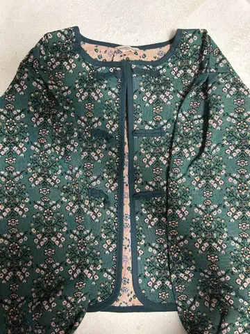 Samansa Mos2 꽃무늬 노카라 자켓