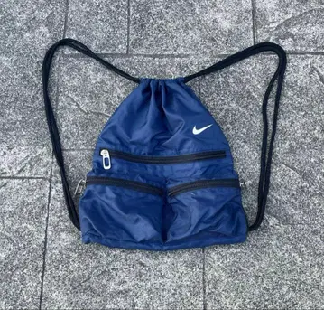 나이키 네이비 드로우 스트링 백팩