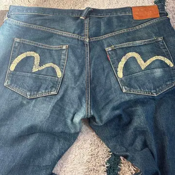 EVISU 에비수 데님 색빠짐 완벽 구제 의류 빅