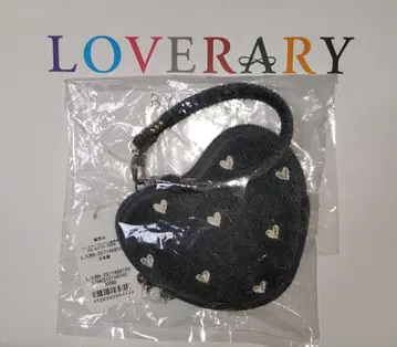 새상품 러브러리 바이 페이 페이 하트 하트형 파우치 그레이