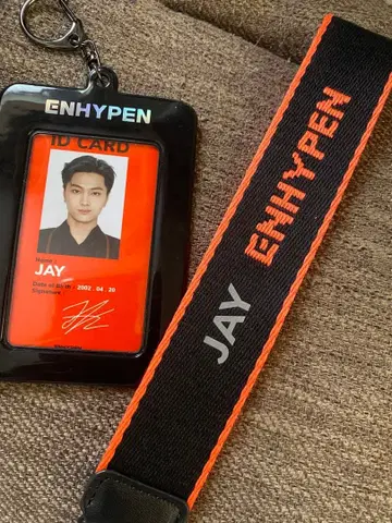 ENHYPEN JAY ID 카드와 스트랩 세트