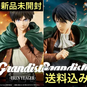 진격의 거인 Grandista 엘렌 & 리바이 피규어 2개 세트