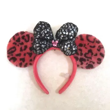 [ 새상품급 ] 미니 레오파드 무늬 머리띠 디즈니