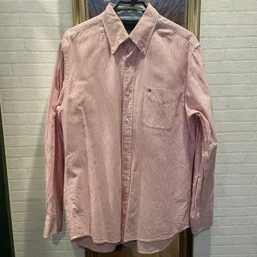 미사용품 Tommy Hilfiger 스트라이프 긴팔 셔츠 (SALE 중)