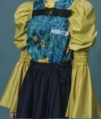 NONTOKYO 가디건 옐로우 컬러 카키 계열