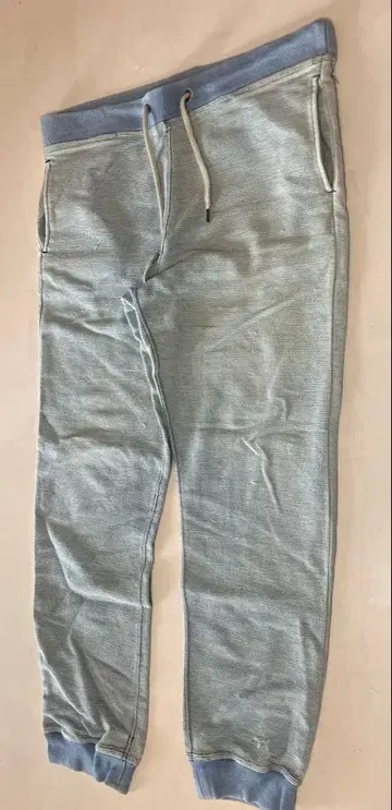 R.H vintage/연한 파랑 멜란지 스웨트 팬츠 L 론 헤르만