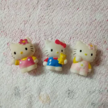 산리오 헬로키티 피규어 손가락 인형 레트로 당시 물품