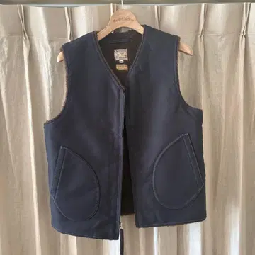 더 리얼 맥코이 PILE-LINED 알파카 베스트