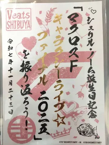 마크로스F 갤럭시 라이브 셰릴 놈 고슈인