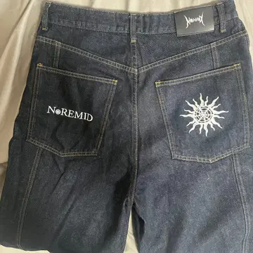 NOREMID 네이비 와이드 팬츠 L 사이즈