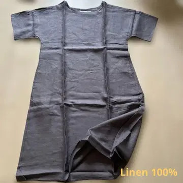 린넨 100% 룸웨어 원피스 린넨 100% 린넨 원피스 홈웨어