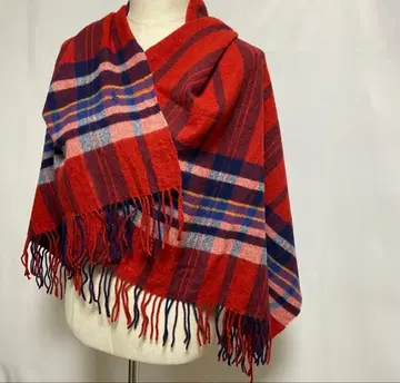 랄프 로렌 스톨 머플러 무릎 담요 울 100%