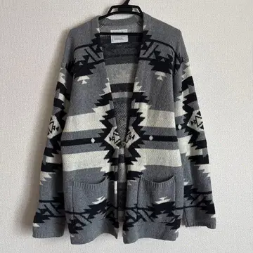 BAYFLOW 베이플로우 오르테가 네이티브 무늬 니트 가디건 3 L