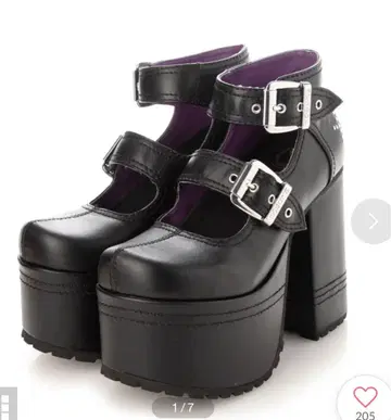 yosuke 통굽 펌프스 (블랙)