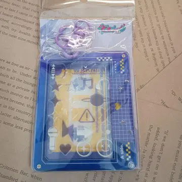 도키 메이크 카세트 테이프 프레임 보라색