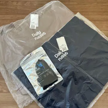 딜리 러셋 묶음 판매 코튼 백 2점 그로브