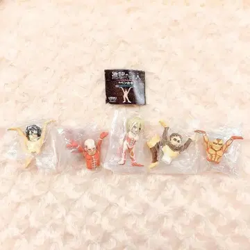 진격의 거인 펜 받침대 전 5종 풀 컴프