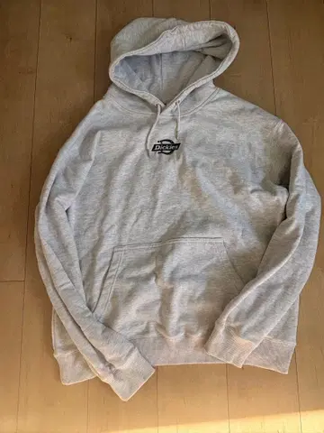 Dickies 그레이 후드티 백프린트
