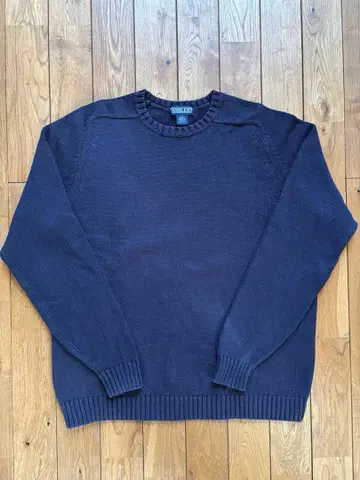 랜즈 엔드 코튼 니트 size XL