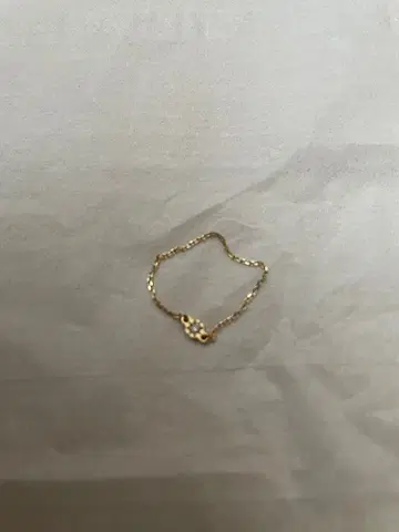 다이아몬드 골드 체인 반지 파티에라 PAS TIERRA