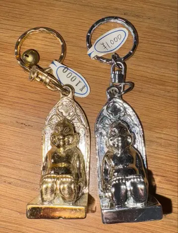 비리켄 씨 나니와 명물 비리켄 키링 금은 도금